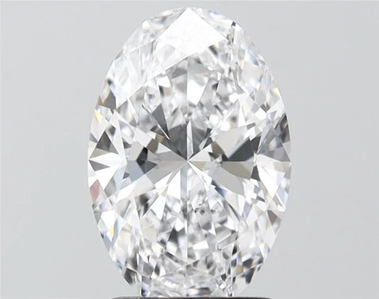 2.04ct Oval Lab Grown Diamond (Colour D, Clarity FL, IGI Certified)