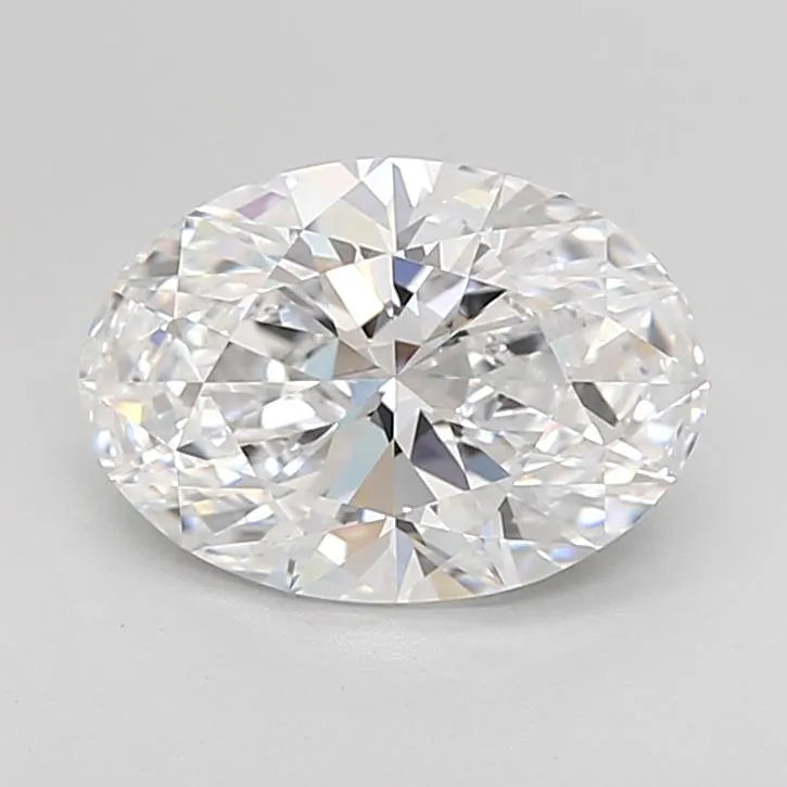 2.04ct Oval Lab Grown Diamond (Colour D, Clarity IF, Cut EX, IGI Certified)