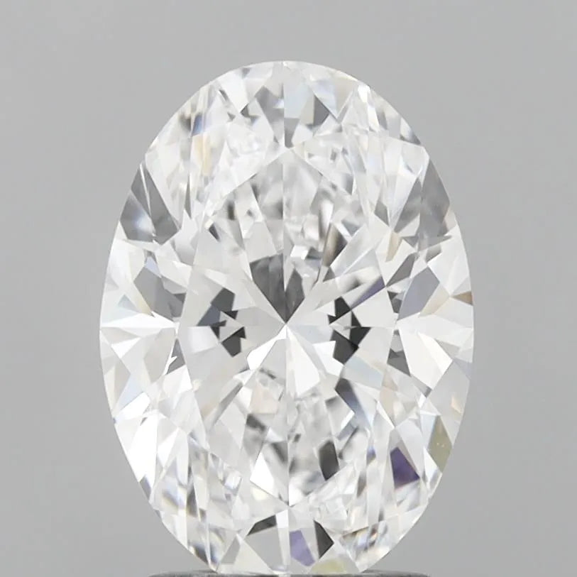 2.04ct Oval Lab Grown Diamond (Colour D, Clarity VVS1, IGI Certified)