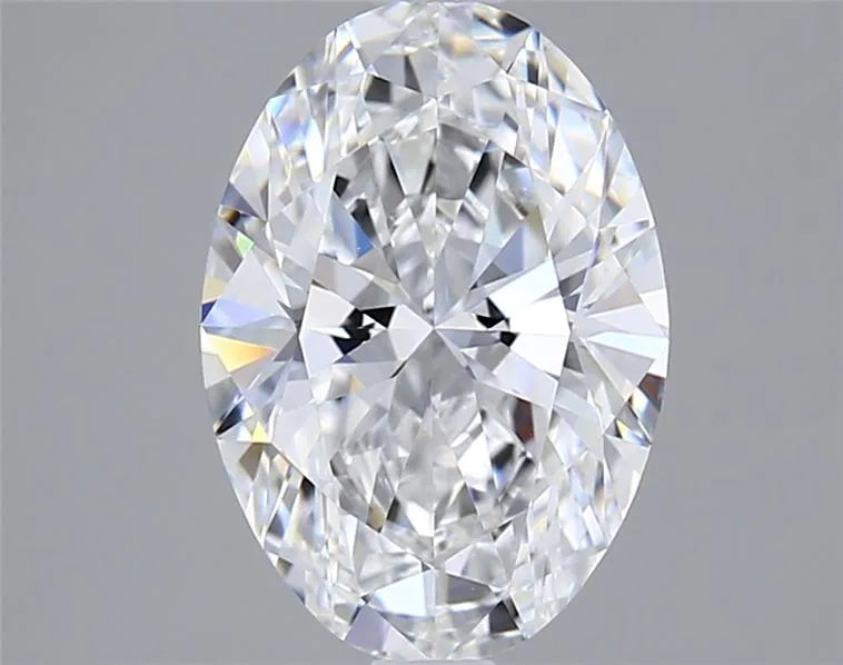 2.04ct Oval Lab Grown Diamond (Colour E, Clarity IF, IGI Certified)