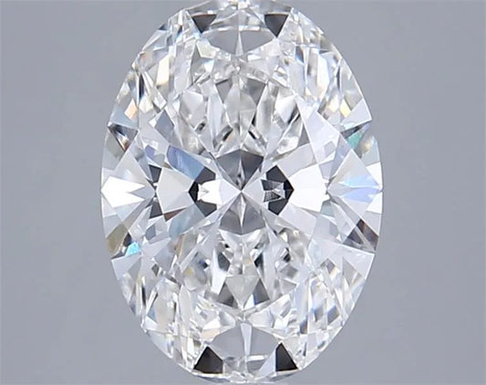 2.04ct Oval Lab Grown Diamond (Colour E, Clarity VVS2, IGI Certified)