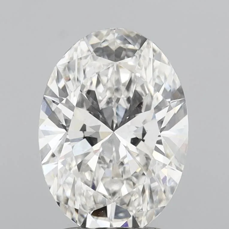 2.04ct Oval Lab Grown Diamond (Colour F, Clarity VVS2, IGI Certified)