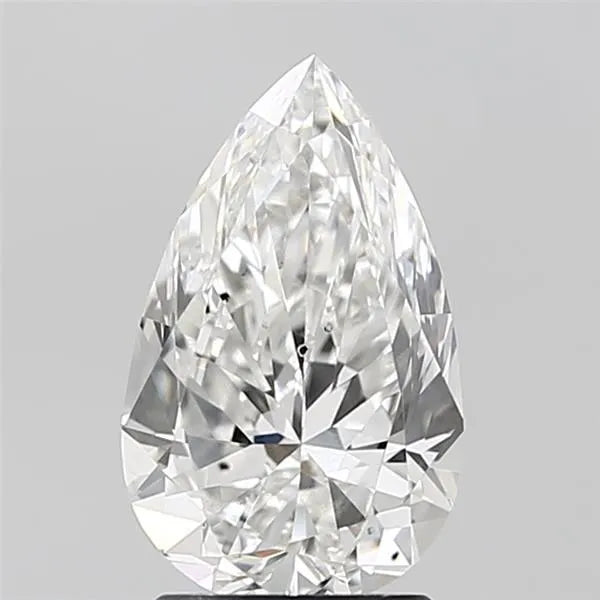 2.04ct Pear Lab Grown Diamond (Colour F, Clarity SI1, IGI Certified)