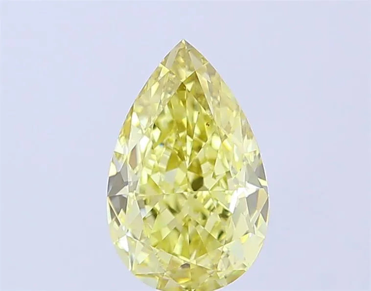 2.04ct Pear Lab Grown Diamond (Colour Fancy Intense Yellow, Clarity VS1, IGI Certified)
