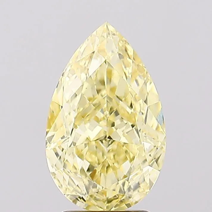 2.04ct Pear Lab Grown Diamond (Colour Fancy Intense Yellow, Clarity VVS2, IGI Certified)