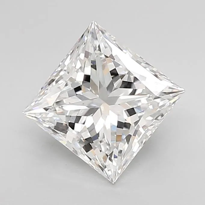 2.04ct Princess Lab Grown Diamond (Colour E, Clarity VVS2, IGI Certified)