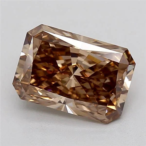 2.04ct Radiant Lab Grown Diamond (Colour Fancy Brown, Clarity VVS2, IGI Certified)