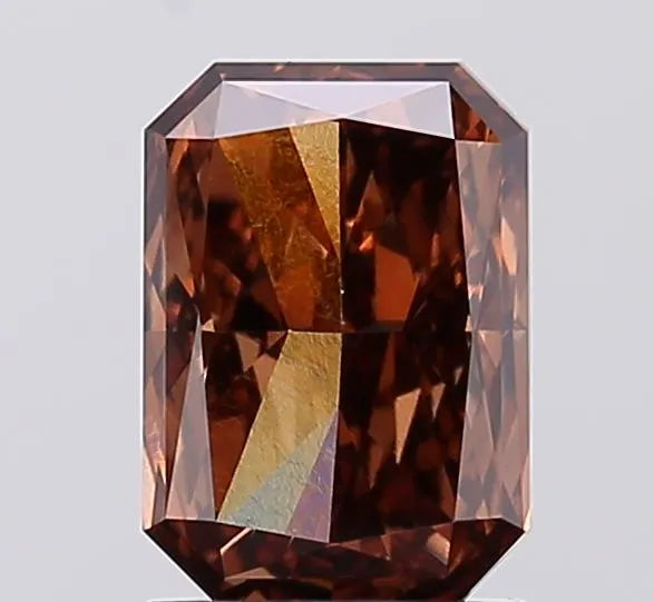 2.04ct Radiant Lab Grown Diamond (Colour Fancy Deep Brown, Clarity VVS2, IGI Certified)