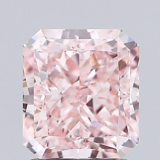 2.04ct Radiant Lab Grown Diamond (Colour Fancy Intense Pink, Clarity VVS2, IGI Certified)