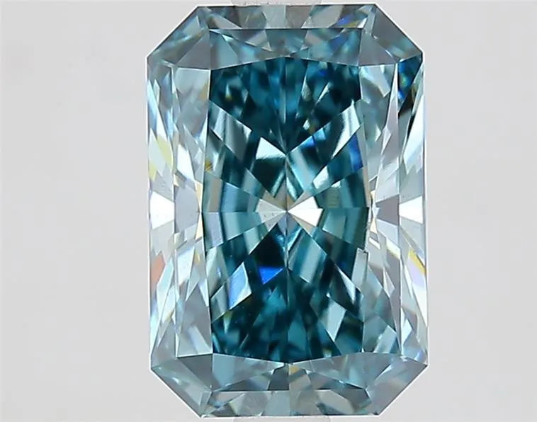 2.04ct Radiant Lab Grown Diamond (Colour Fancy Vivid Blue, Clarity VS2, IGI Certified)
