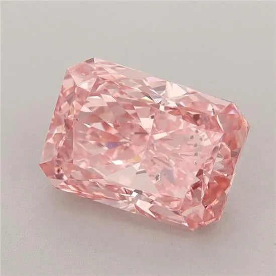 2.04ct Radiant Lab Grown Diamond (Colour Fancy Vivid Pink, Clarity SI1, IGI Certified)