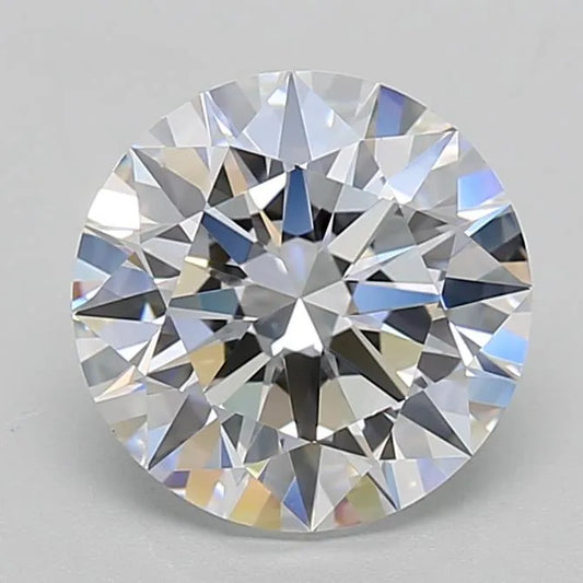 2.04ct Round Lab Grown Diamond (Colour D, Clarity FL, Cut EX, GIA Certified)