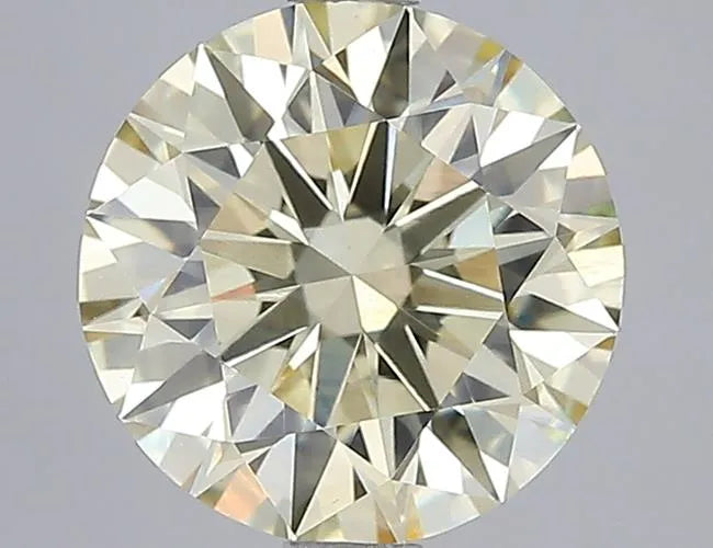 2.04ct Round Lab Grown Diamond (Colour Fancy Light Yellow, Clarity VS1, Cut ID, IGI Certified)