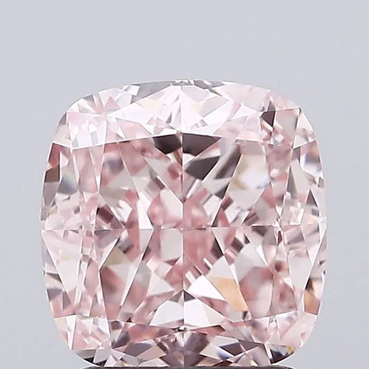 2.05ct Cushion modified Lab Grown Diamond (Colour Fancy Intense Pink, Clarity VVS2, IGI Certified)