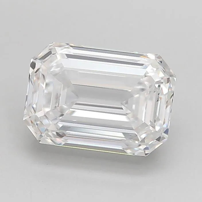 2.05ct Emerald Lab Grown Diamond (Colour D, Clarity IF, IGI Certified)