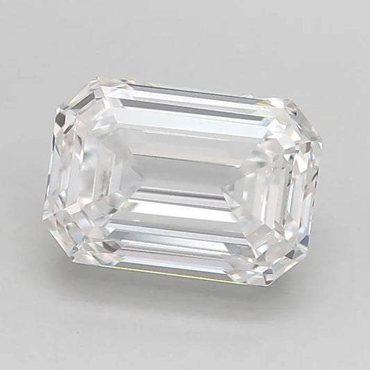 2.05ct Emerald Lab Grown Diamond (Colour D, Clarity IF, IGI Certified)