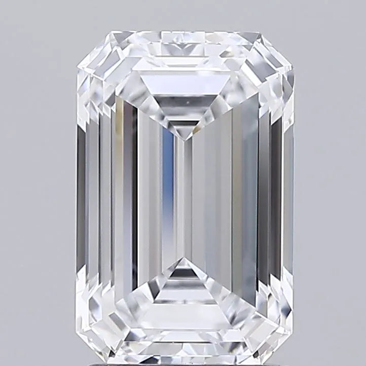 2.05ct Emerald Lab Grown Diamond (Colour D, Clarity IF, IGI Certified)