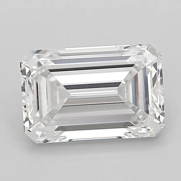 2.05ct Emerald Lab Grown Diamond (Colour E, Clarity VVS2, IGI Certified)