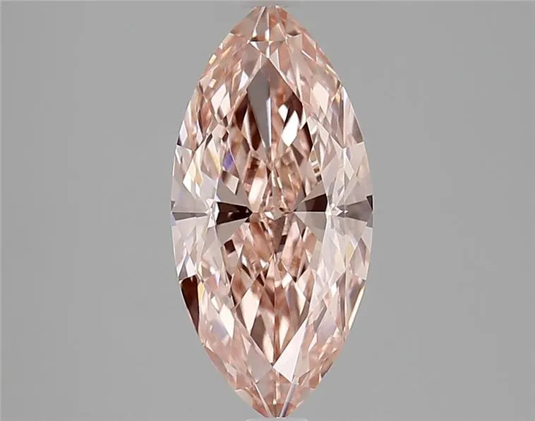 2.05ct Marquise Lab Grown Diamond (Colour Fancy Vivid Pink, Clarity VVS1, IGI Certified)