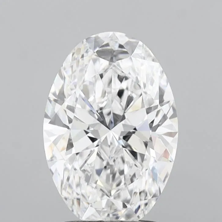 2.05ct Oval Lab Grown Diamond (Colour D, Clarity FL, IGI Certified)