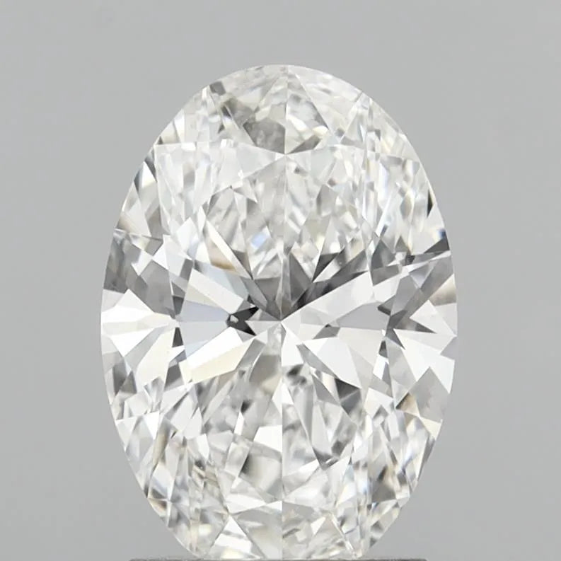 2.05ct Oval Lab Grown Diamond (Colour F, Clarity VVS2, IGI Certified)