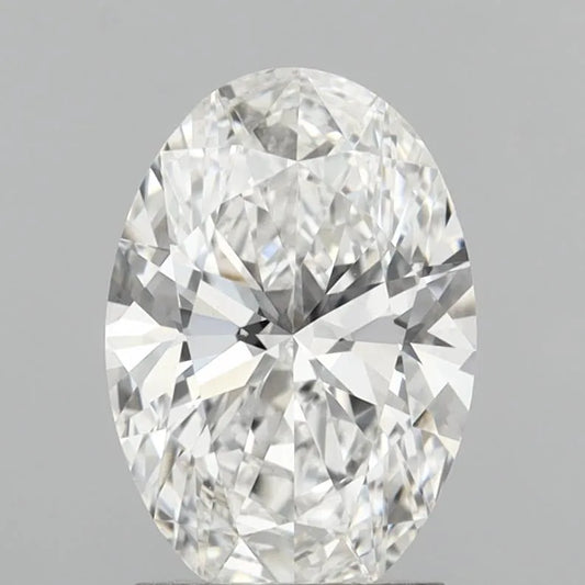 2.05ct Oval Lab Grown Diamond (Colour F, Clarity VVS2, IGI Certified)