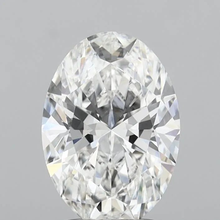 2.05ct Oval Lab Grown Diamond (Colour F, Clarity VVS2, IGI Certified)