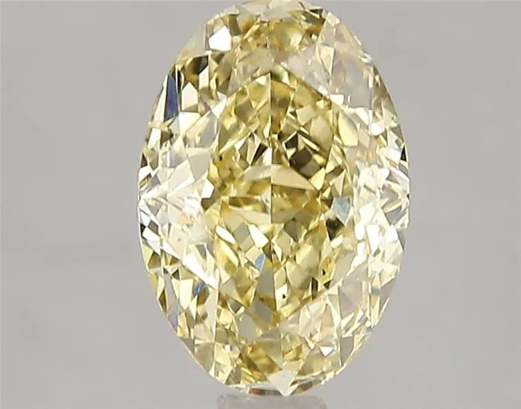 2.05ct Oval Lab Grown Diamond (Colour Fancy Intense Yellow, Clarity VS2, IGI Certified)