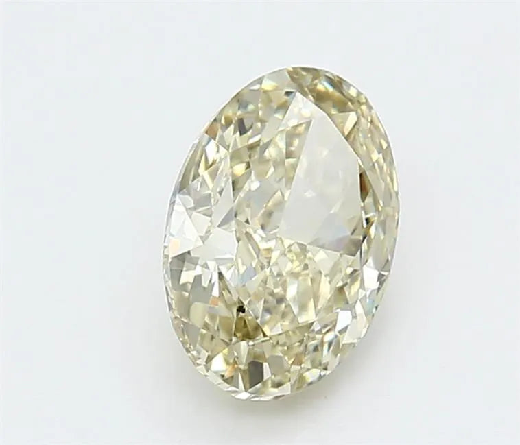 2.05ct Oval Lab Grown Diamond (Colour Fancy Light Yellow, Clarity VS1, IGI Certified)