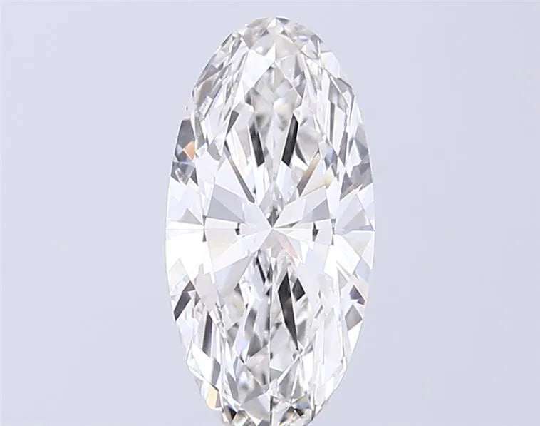 2.05ct Oval Lab Grown Diamond (Colour G, Clarity VVS2, IGI Certified)