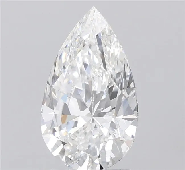 2.05ct Pear Lab Grown Diamond (Colour E, Clarity VVS2, IGI Certified)