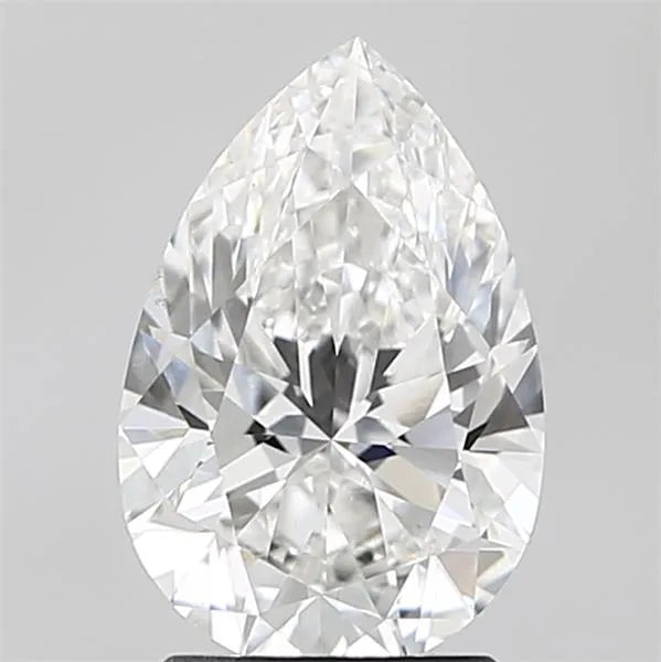 2.05ct Pear Lab Grown Diamond (Colour F, Clarity VS1, IGI Certified)
