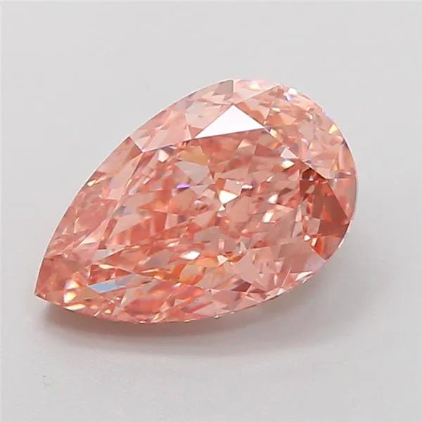 2.05ct Pear Lab Grown Diamond (Colour Fancy Intense Brownish Pink, Clarity VS1, IGI Certified)