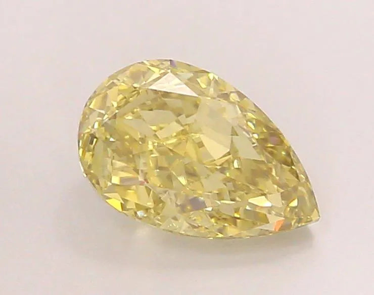 2.05ct Pear Lab Grown Diamond (Colour Fancy Intense Yellow, Clarity VS1, IGI Certified)