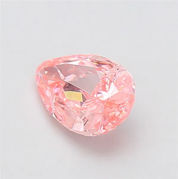 2.05ct Pear Lab Grown Diamond (Colour Fancy Vivid Pink, Clarity VS1, IGI Certified)