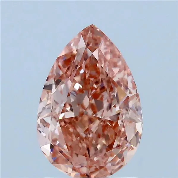 2.05ct Pear Lab Grown Diamond (Colour Fancy Vivid Pink, Clarity VVS2, IGI Certified)