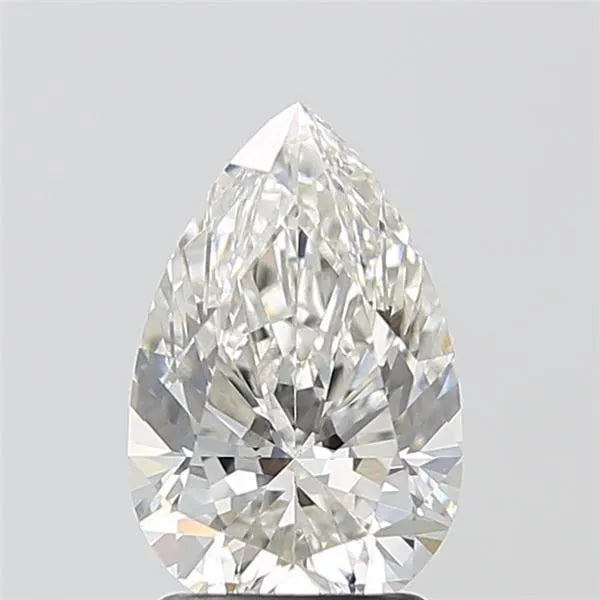 2.05ct Pear Lab Grown Diamond (Colour G, Clarity VVS2, IGI Certified)