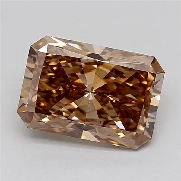 2.05ct Radiant Lab Grown Diamond (Colour Fancy Brown, Clarity VVS2, IGI Certified)