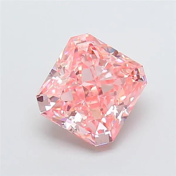2.05ct Radiant Lab Grown Diamond (Colour Fancy Vivid Pink, Clarity VS2, IGI Certified)