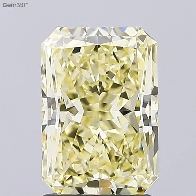 2.05ct Radiant Lab Grown Diamond (Colour Fancy Yellow, Clarity VVS2, IGI Certified)