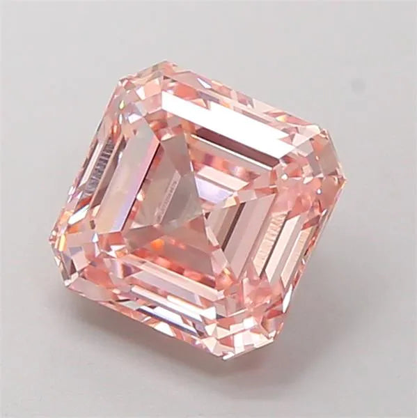 2.06ct Asscher Lab Grown Diamond (Colour Fancy Intense Pink, Clarity VVS2, IGI Certified)