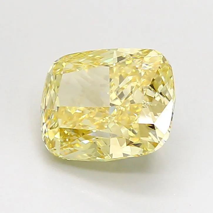 2.06ct Cushion modified Lab Grown Diamond (Colour Fancy Intense Yellow, Clarity VS2, IGI Certified)