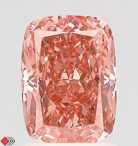 2.06ct Cushion modified Lab Grown Diamond (Colour Fancy Vivid Pink, Clarity VVS2, IGI Certified)