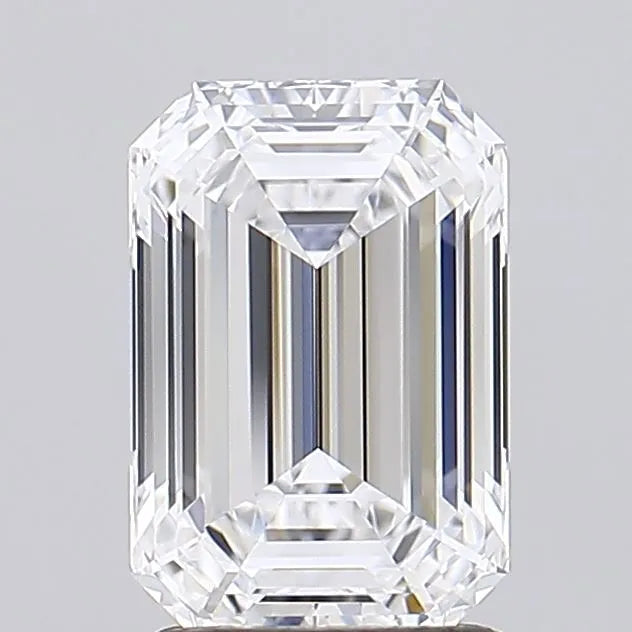 2.06ct Emerald Lab Grown Diamond (Colour D, Clarity FL, Cut EX, IGI Certified)