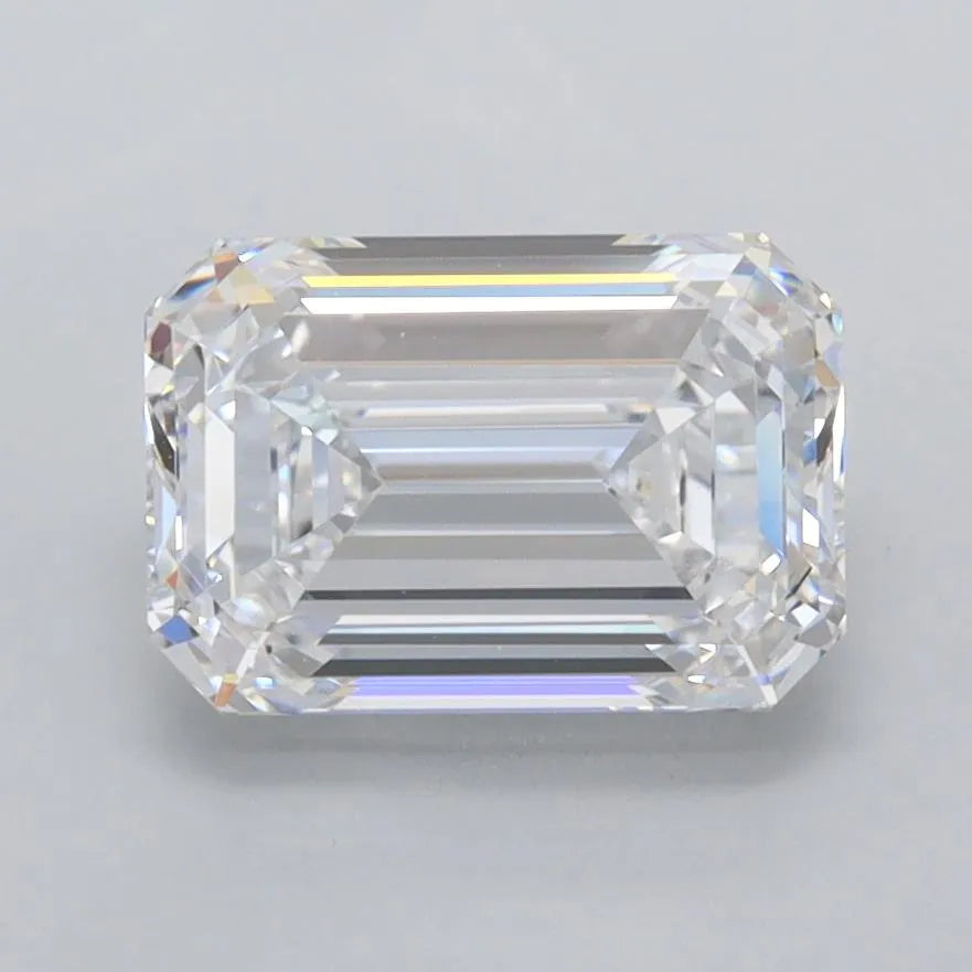 2.06ct Emerald Lab Grown Diamond (Colour D, Clarity FL, IGI Certified)