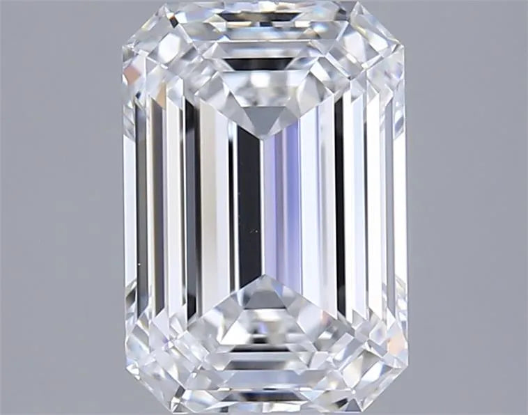 2.06ct Emerald Lab Grown Diamond (Colour E, Clarity VVS1, IGI Certified)