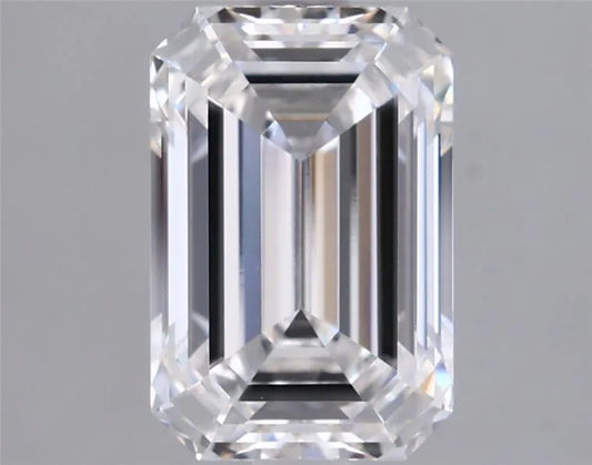 2.06ct Emerald Lab Grown Diamond (Colour F, Clarity VVS1, IGI Certified)