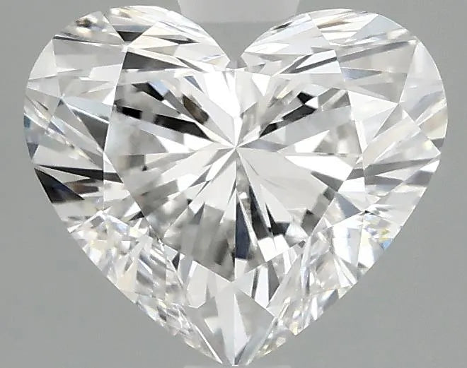 2.06ct Heart Lab Grown Diamond (Colour F, Clarity VVS2, IGI Certified)