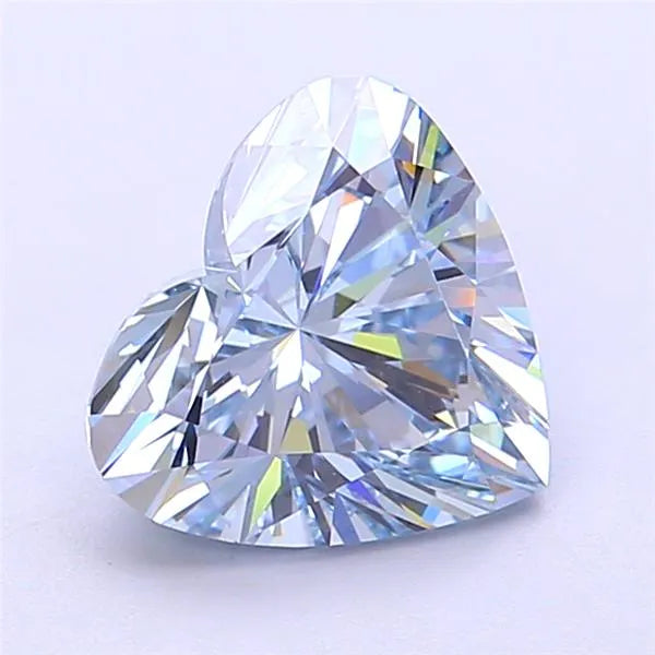 2.06ct Heart Lab Grown Diamond (Colour Fancy Intense Blue, Clarity VVS2, IGI Certified)