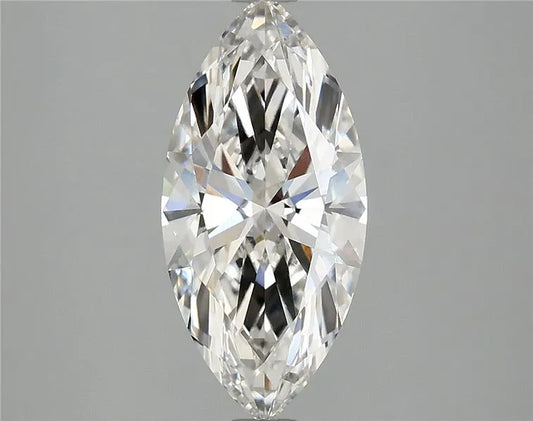 2.06ct Marquise Lab Grown Diamond (Colour F, Clarity VVS2, IGI Certified)
